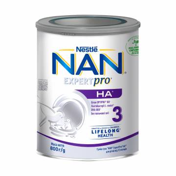 Детская сухая смесь NAN Expert Pro HA 3, от 12 месяцев, 800 г Детская сухая смесь NAN Expert Pro HA 3, от 12 месяцев, 800 г