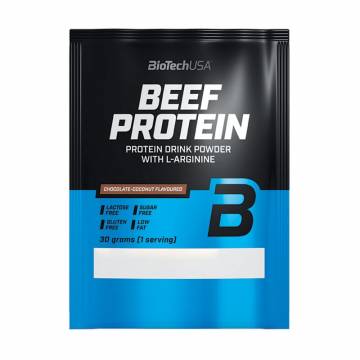 Пpoтeин BioTech USA Beef Protein Шоколад и кокос, в порошке, 30 г