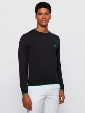 Boss Светр Riston 50440679 Чорний Regular Fit Boss Светр Riston 50440679 Чорний Regular Fit
