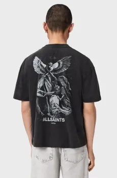 Мужская темно-серая футболка SERAPH Серый S AllSaints M034PF