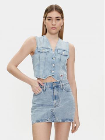 Tommy Jeans Безрукавка DW0DW17684 Голубий Regular Fit Tommy Jeans Безрукавка DW0DW17684 Голубий Regular Fit