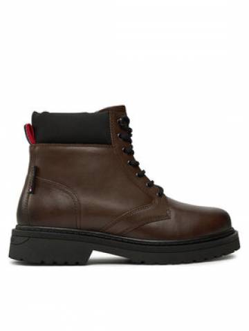 Tommy Jeans Черевики туристичні Tjm Lace Up Boot EM0EM01446 Коричневий Tommy Jeans Черевики туристичні Tjm Lace Up Boot EM0EM01446 Коричневий