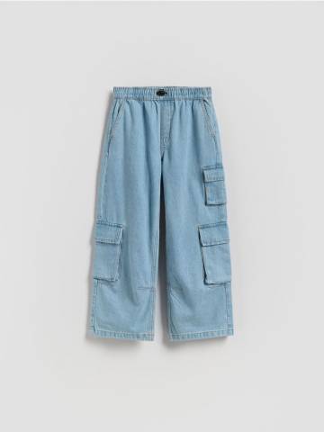 Reserved - Джинси straight fit - синій - 008FO-50J Reserved - Джинси straight fit - синій - 008FO-50J