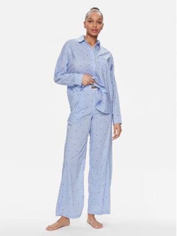 DKNY Піжама YI90008 Голубий Regular Fit DKNY Піжама YI90008 Голубий Regular Fit