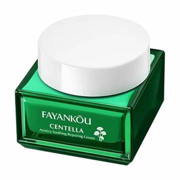 Успокаивающий восстанавливающий крем для лица Fayankou Centella Asiatica Soothing Repairing Cream с азиатской центеллой, 60 г