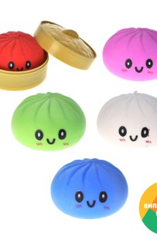 Игрушка-сквиш-сюрприз TOYRA Dumpling Таинственный пельмень, от 3 лет, 9*9 см, 1 шт (Різ0959)