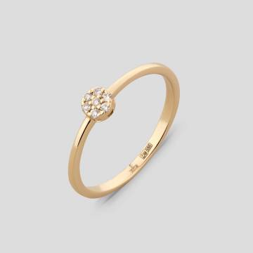 Золотое кольцо Minimal к663ж-бр-б-16 16 Золотое кольцо Minimal к663ж-бр-б-16 16