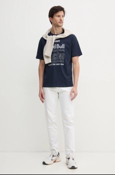 Хлопковая футболка Red Bull Racing x Pepe Jeans RACING HISTORY TEE