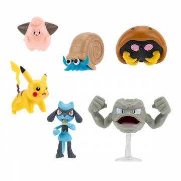 Набір фігурок Pokemon W7 Пікачу, Клеффа, Ріолу, Геодуд, Оманайт, Кабуто (PKW3613) Набір фігурок Pokemon W7 Пікачу, Клеффа, Ріолу, Геодуд, Оманайт, Кабуто (PKW3613)