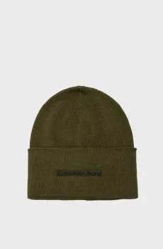 Мужская зеленая шапка INST EMBRO BEANIE Зеленый ONESIZE Calvin Klein K50K512452