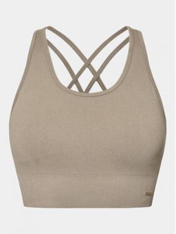 Athlecia Спортивний бюстгальтер Aideny W Seamless Rib Bra EA231404 Коричневий Regular Fit Athlecia Спортивний бюстгальтер Aideny W Seamless Rib Bra EA231404 Коричневий Regular Fit