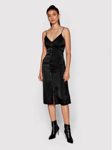 Calvin Klein Jeans Літня сукня J20J219640 Чорний Regular Fit Calvin Klein Jeans Літня сукня J20J219640 Чорний Regular Fit