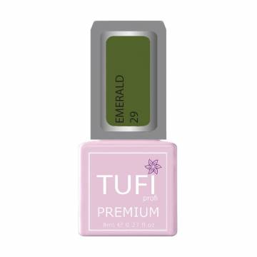 Гель-лак для ногтей Tufi profi Premium Emerald 29 Степная трава, 8 мл Гель-лак для ногтей Tufi profi Premium Emerald 29 Степная трава, 8 мл