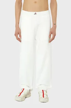 Мужские белые спортивные брюки P-MAKRAW Белый S Diesel A09030 0CJAD