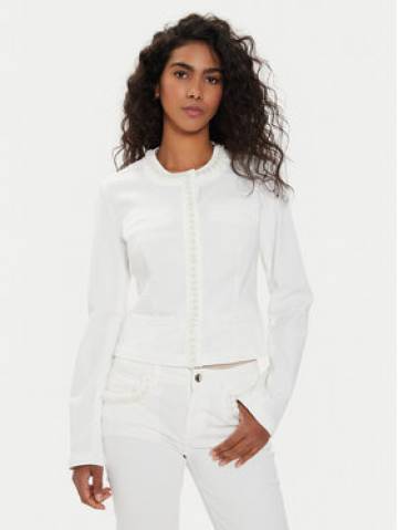Liu Jo Джинсова куртка MA4278 T3489 Écru Slim Fit Liu Jo Джинсова куртка MA4278 T3489 Écru Slim Fit
