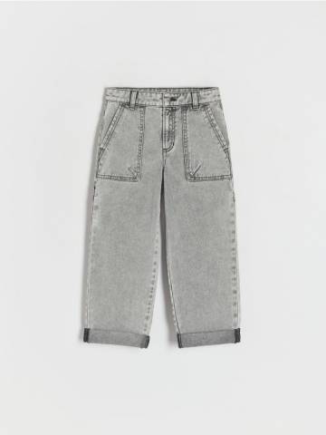 Reserved - Джинси relaxed fit - світло-сірий - 172BF-09J Reserved - Джинси relaxed fit - світло-сірий - 172BF-09J