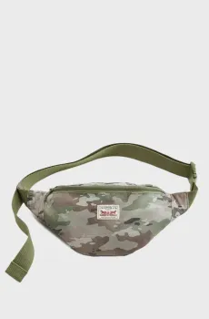Мужская оливковая камуфляжная поясная сумка Оливковый ONESIZE Levi’s® 004C8;0003