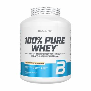 Протеин BioTech USA 100% Pure Whey Шоколадная арахисовая паста, в порошке, 2.27 кг Протеин BioTech USA 100% Pure Whey Шоколадная арахисовая паста, в порошке, 2.27 кг