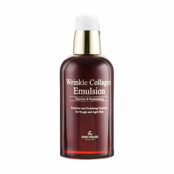 Питательная антивозрастная эмульсия для лица The Skin House Wrinkle Collagen Emulsion с коллагеном, 130 мл Питательная антивозрастная эмульсия для лица The Skin House Wrinkle Collagen Emulsion с коллагеном, 130 мл
