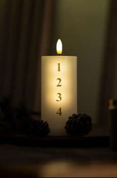 Праздничная светодиодная свеча Sirius Sille