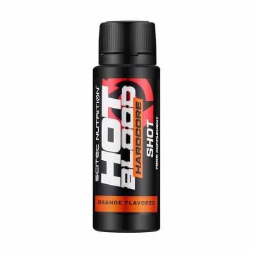 Предтренировочный комплекс Scitec Nutrition Hot Blood Hardcore Shot Апельсин, в жидкости, 60 мл Предтренировочный комплекс Scitec Nutrition Hot Blood Hardcore Shot Апельсин, в жидкости, 60 мл
