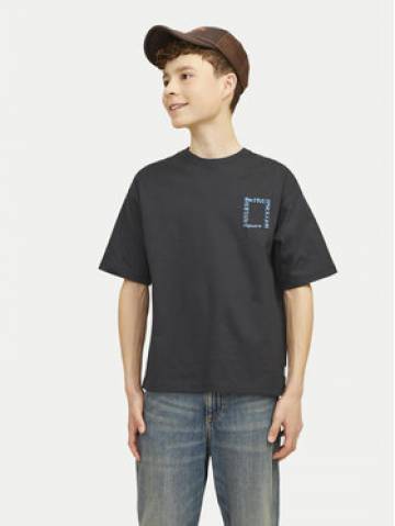 Jack&Jones Junior Футболка Brooklyn Graphic 12263183 Чорний Relaxed Fit Jack&Jones Junior Футболка Brooklyn Graphic 12263183 Чорний Relaxed Fit