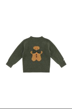 Детский шерстяной свитер Donsje Denn Merino Wool Sweater Gingerbread