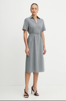 Шерстяное платье BOSS Dulera