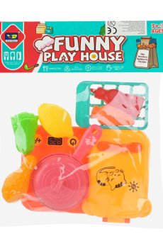 Детский игрушечный набор Shantou Jinxing Кухня, от 3 лет, 10 предметов, 26*5*25 см (345-7C)