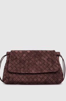 Замшевая бордовая сумка Giorno