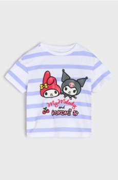 Футболка Kuromi - різнобарвний