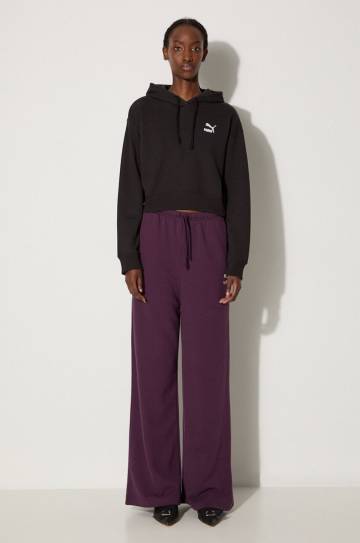 Хлопковая кофта Puma BETTER CLASSIC женская цвет чёрный с капюшоном с аппликацией 624229 Хлопковая кофта Puma BETTER CLASSIC женская цвет чёрный с капюшоном с аппликацией 624229