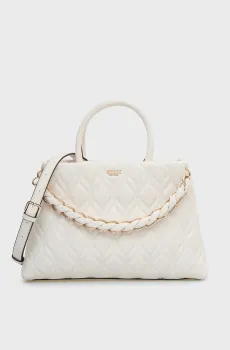 Женская белая сумка MAXINE GIRLFRIEND Белый ONESIZE Guess HWQG9733060