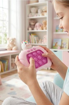 Сенсорна іграшка «Натисни кульку» - рожевий