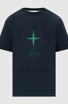 Синяя футболка Light Compass