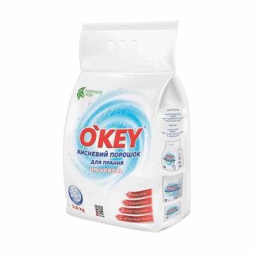 Универсальный кислородный порошок для стирки Okey, 2.8 кг Универсальный кислородный порошок для стирки Okey, 2.8 кг