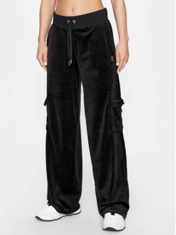 Juicy Couture Спортивні штани Audree JCWBJ23334 Чорний Loose Fit Juicy Couture Спортивні штани Audree JCWBJ23334 Чорний Loose Fit