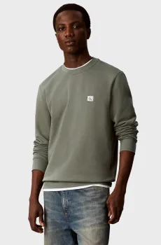 Мужской оливковый свитшот 350TRRY WVN Оливковый L Calvin Klein Jeans LV04RG268G