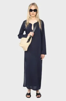 Женское темно-синее платье Delia Синий S ZADIG&VOLTAIRE JWDR01107_ENCRE