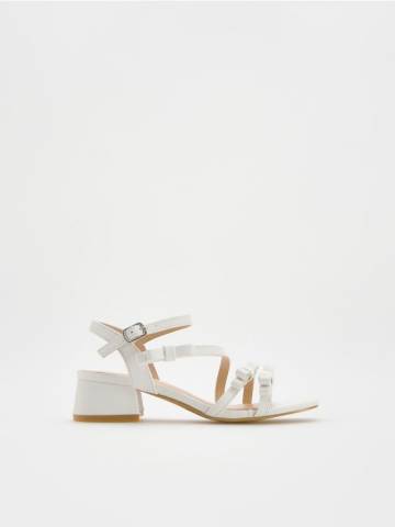 Reserved - LADIES` LOAFER SHOES - білий - 677DL-00X Reserved - LADIES` LOAFER SHOES - білий - 677DL-00X