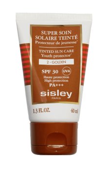 Уценка! Тонирующий солнцезащитный крем для лица Sisley Super Soin Solaire Tinted, SPF 30 PA+++, 2 Golden, 40 мл