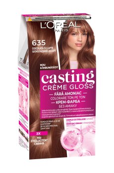 Безаммиачная краска для волос LOreal Paris Casting Creme Gloss 635 Шоколадный десерт, 180 мл