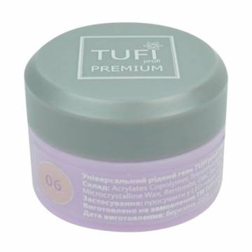 Универсальный жидкий полигель для ногтей Tufi profi Premium Smart Gel 06 Туман, 5 мл Универсальный жидкий полигель для ногтей Tufi profi Premium Smart Gel 06 Туман, 5 мл