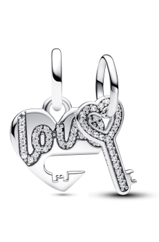 Намистина "Серце і ключ"