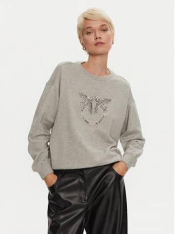 PINKO Світшот Nelly 100534 A24F Сірий Regular Fit PINKO Світшот Nelly 100534 A24F Сірий Regular Fit