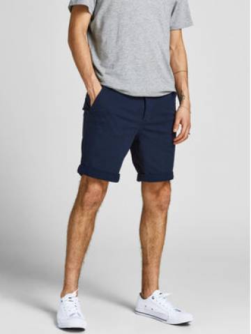 Jack&Jones Шорти з тканини Dave 12182549 Cиній Regular Fit Jack&Jones Шорти з тканини Dave 12182549 Cиній Regular Fit
