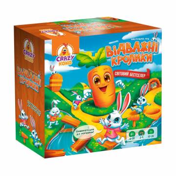 Игра развлекательная настольная Vladi Toys Отважные кролики, от 6 лет, 66 элементов, 11.5*27*27 см (VT8055-40) Игра развлекательная настольная Vladi Toys Отважные кролики, от 6 лет, 66 элементов, 11.5*27*27 см (VT8055-40)