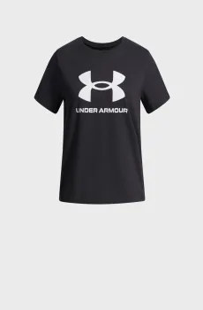 Детская черная футболка UA BIG LOGO SS Черный 7 Under Armour 1389756-001