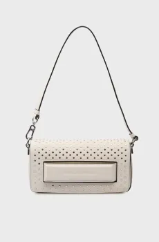 Женская белая кожаная сумка ikon Белый ONESIZE Karl Lagerfeld A4W30083