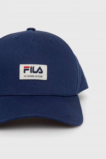 Кепка Fila цвет синий с аппликацией Кепка Fila цвет синий с аппликацией